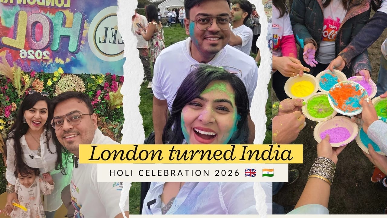 London Turned Into India for a Day! 🇮🇳🌈 Holi 2026