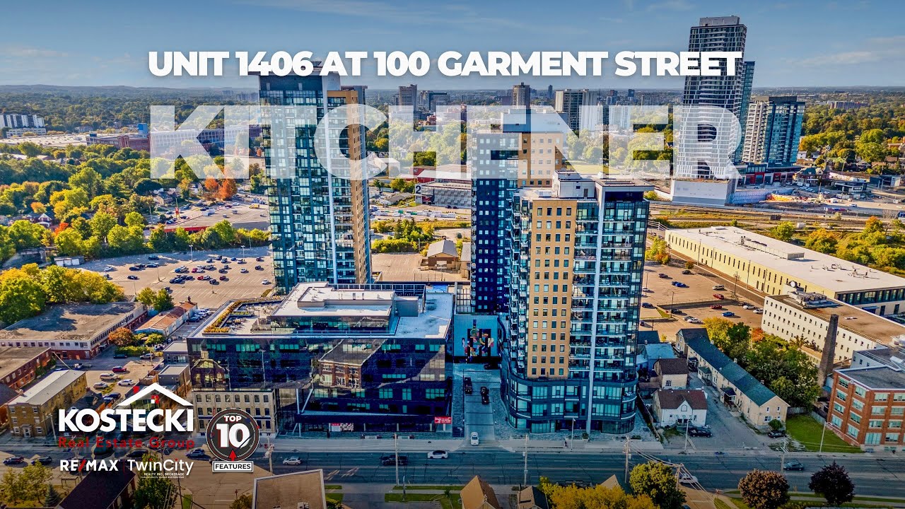 Iconic Views – 1406 at 100 Garment Street [FULL TOUR] – Kitchener Real Estate Video