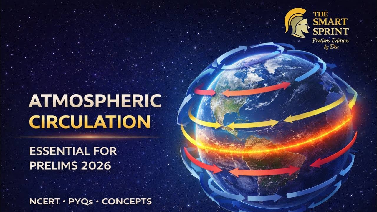 Atmospheric Circulation Complete in One Shot | UPSC Prelims 2026
