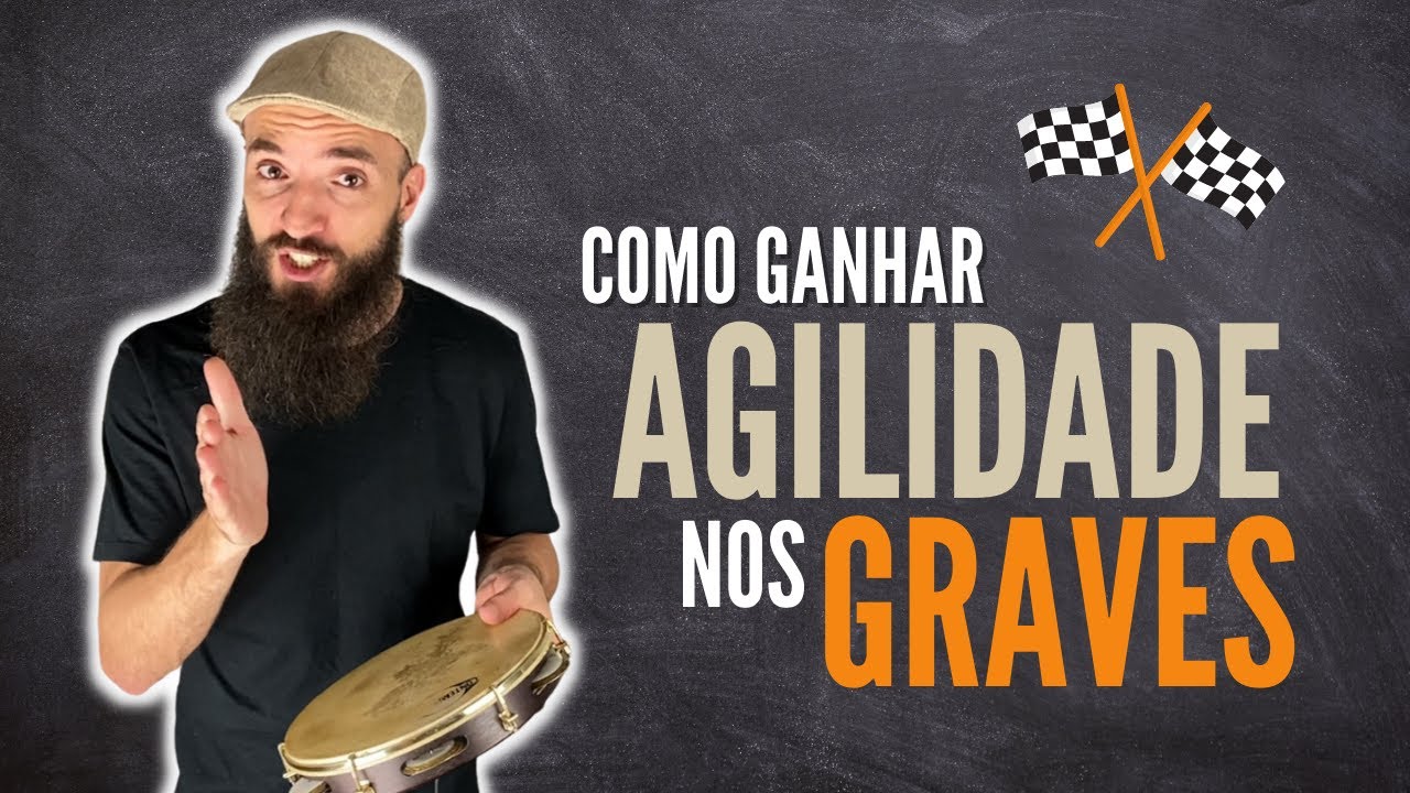 Faça isto e ganhe muita velocidade nos graves do pandeiro!