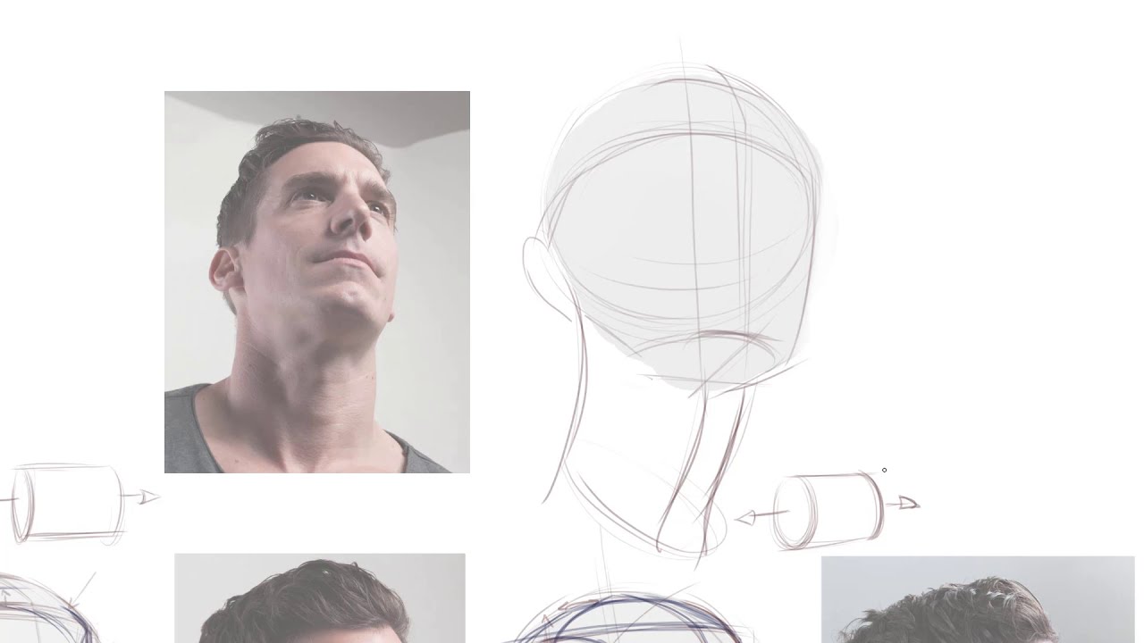 Head Drawing Part 7: Drawing Difficult Perspectives