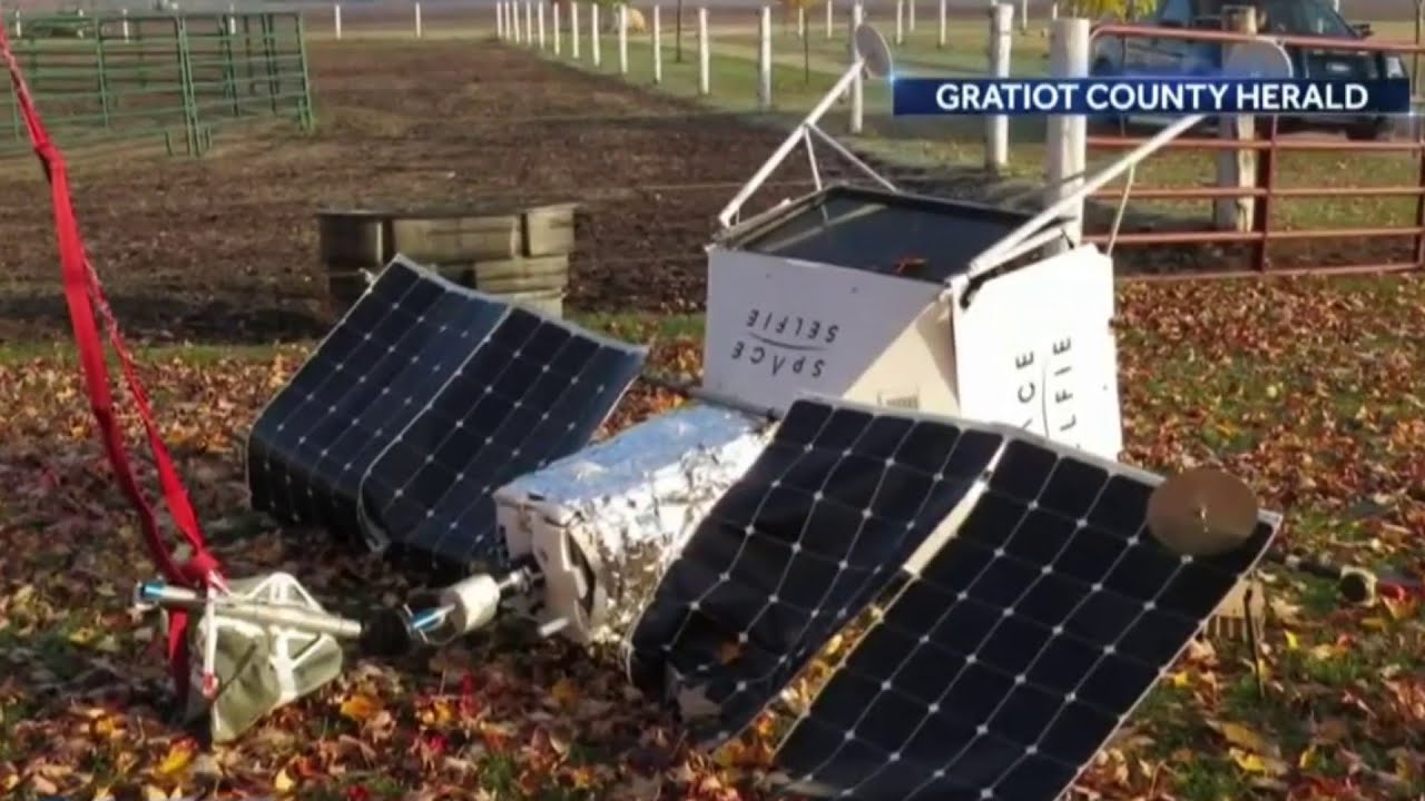 Space satellite falls into backyard in Saginaw County