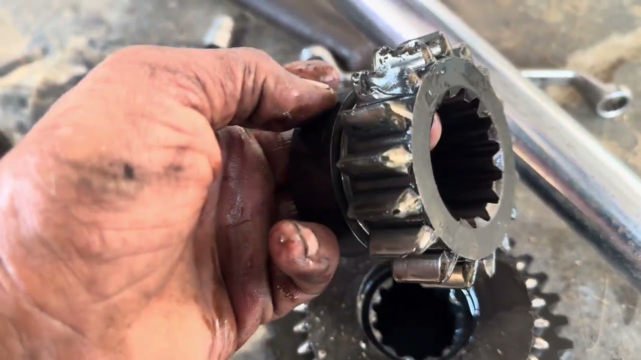 Sawraj 8100 Machine Repair Time Gair box setting 
