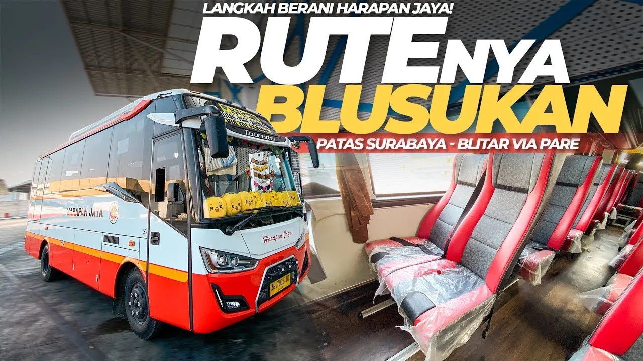 BEDA DARI YANG LAIN, RUTE BLUSUKAN LEWAT JALUR SEMPIT !! Trip Harapan Jaya Patas Blitar-Sby