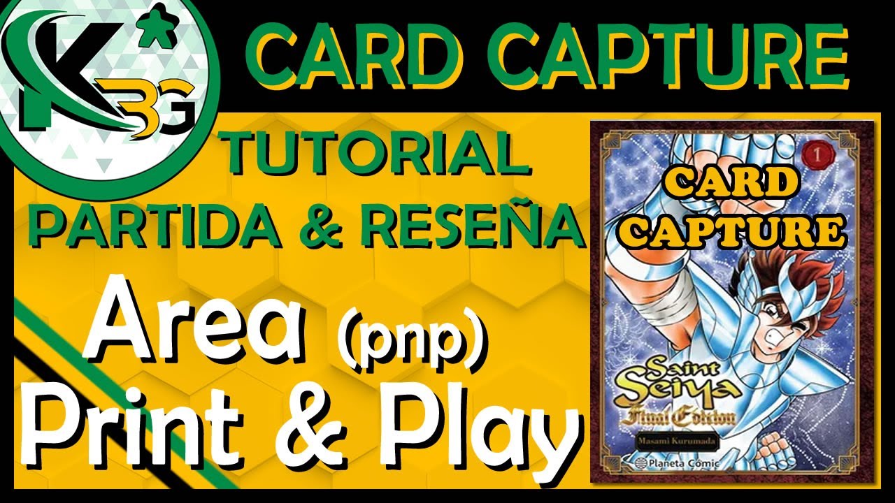 🎴Card Capture🎴 |Tutorial, Partida & Reseña🔍 | ✂ Area Print and Play ✂