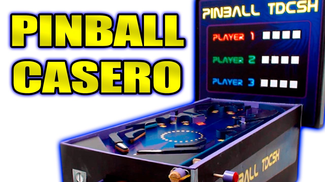 MÁQUINA de PINBALL CASERA para canicas - Cómo se hace | Te Digo Cómo