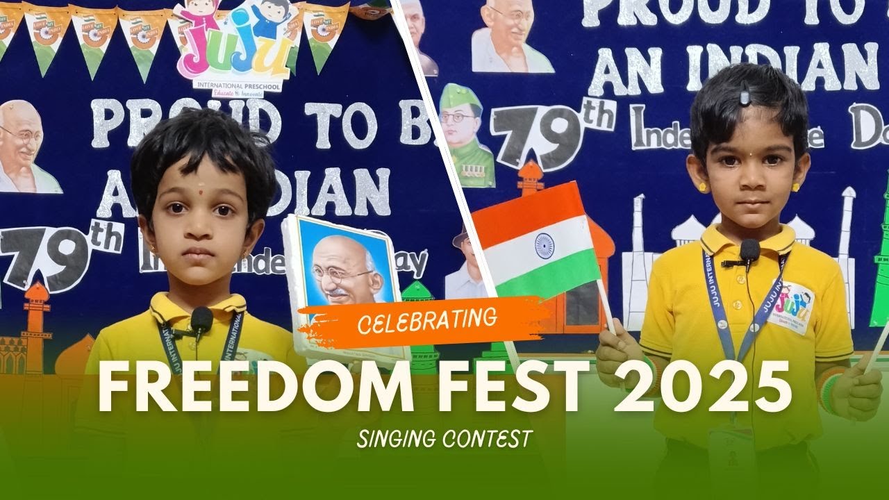 Freedom Fest 2025 – Singing Contest for Kids | Independence Day Special Songs
