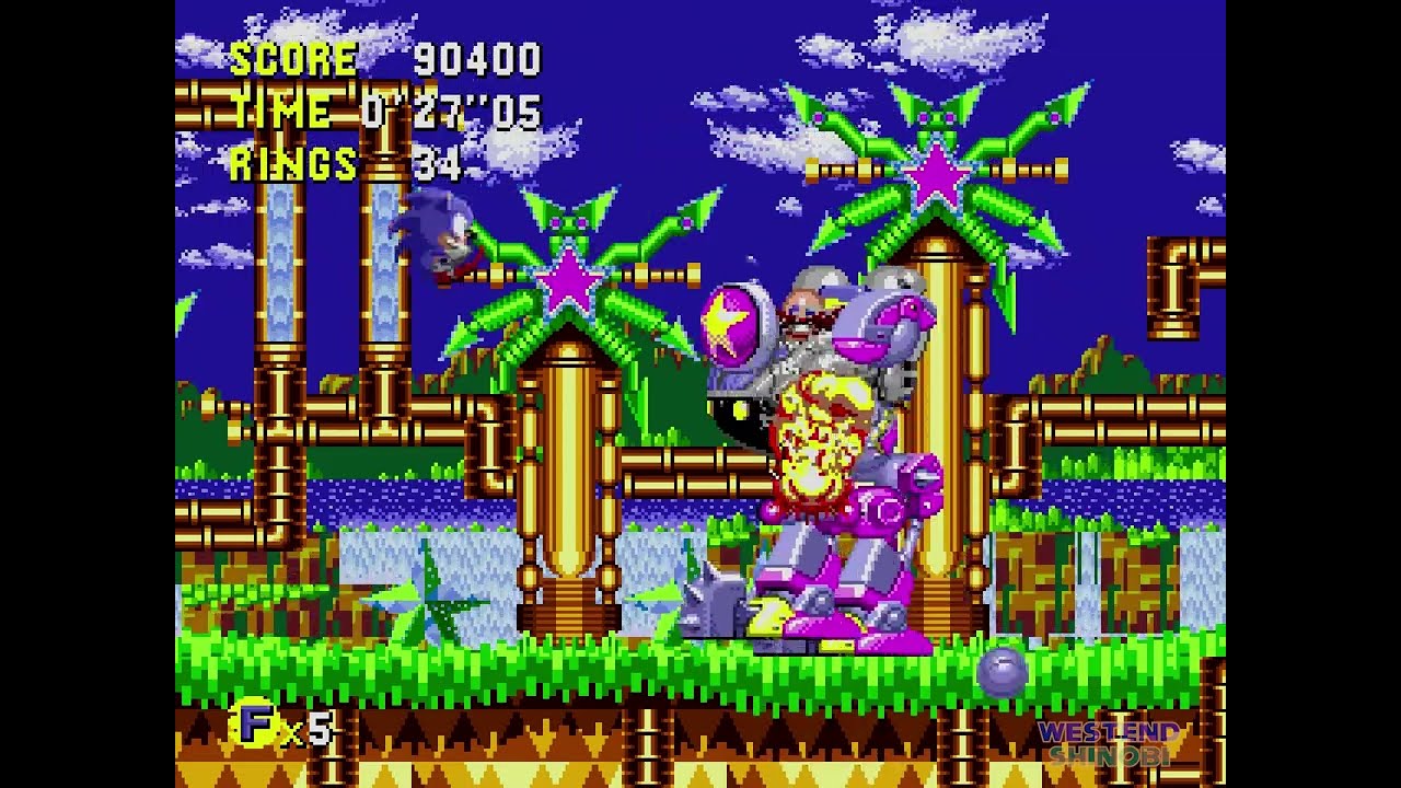 Sonic CD (Japanese) | All Bosses (No Damage)
