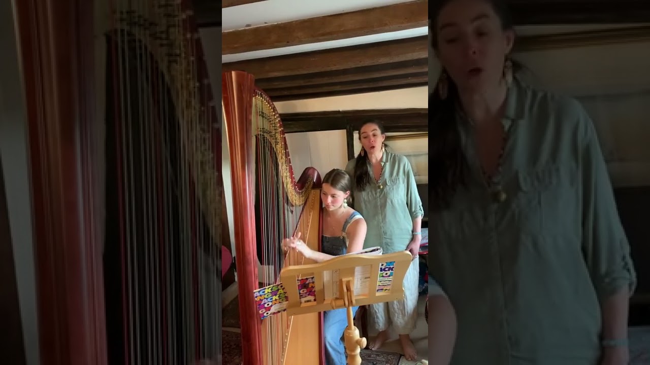 Greensleeves with harp