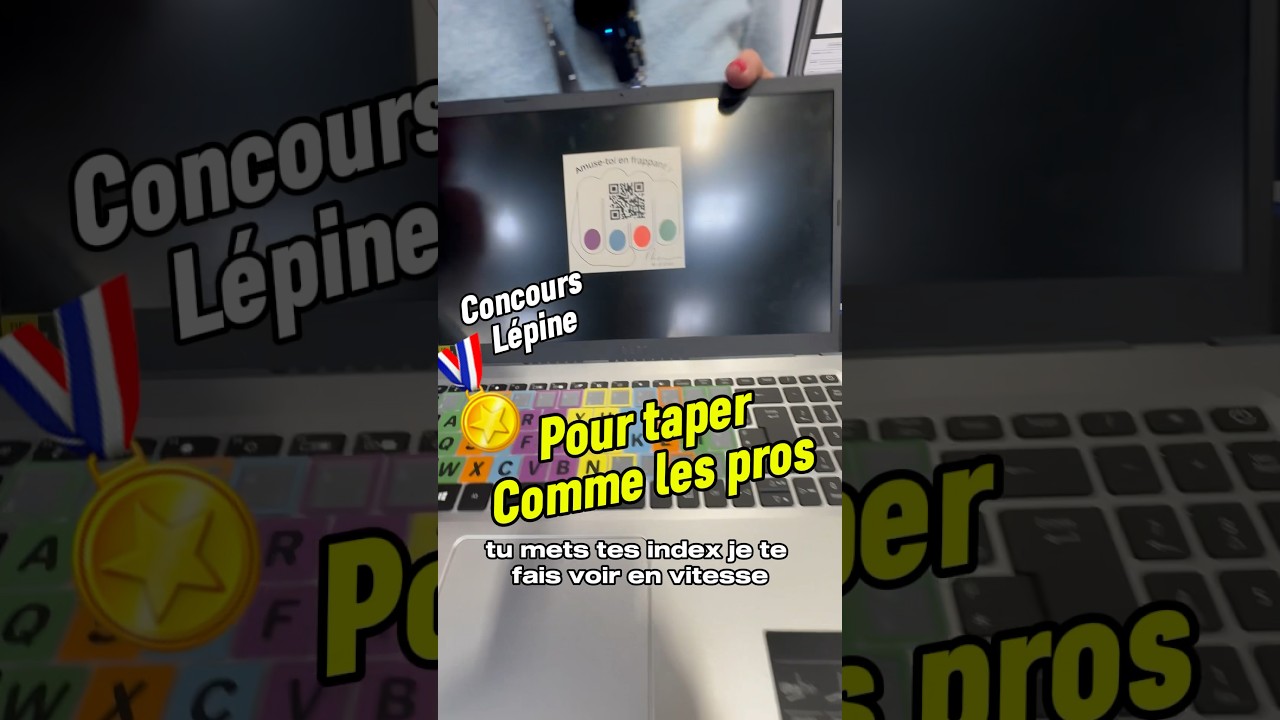 Ce clavier vous aide &agrave; taper toujours plus vite ! Une invention pour nous apprendre l&agrave; dactylo