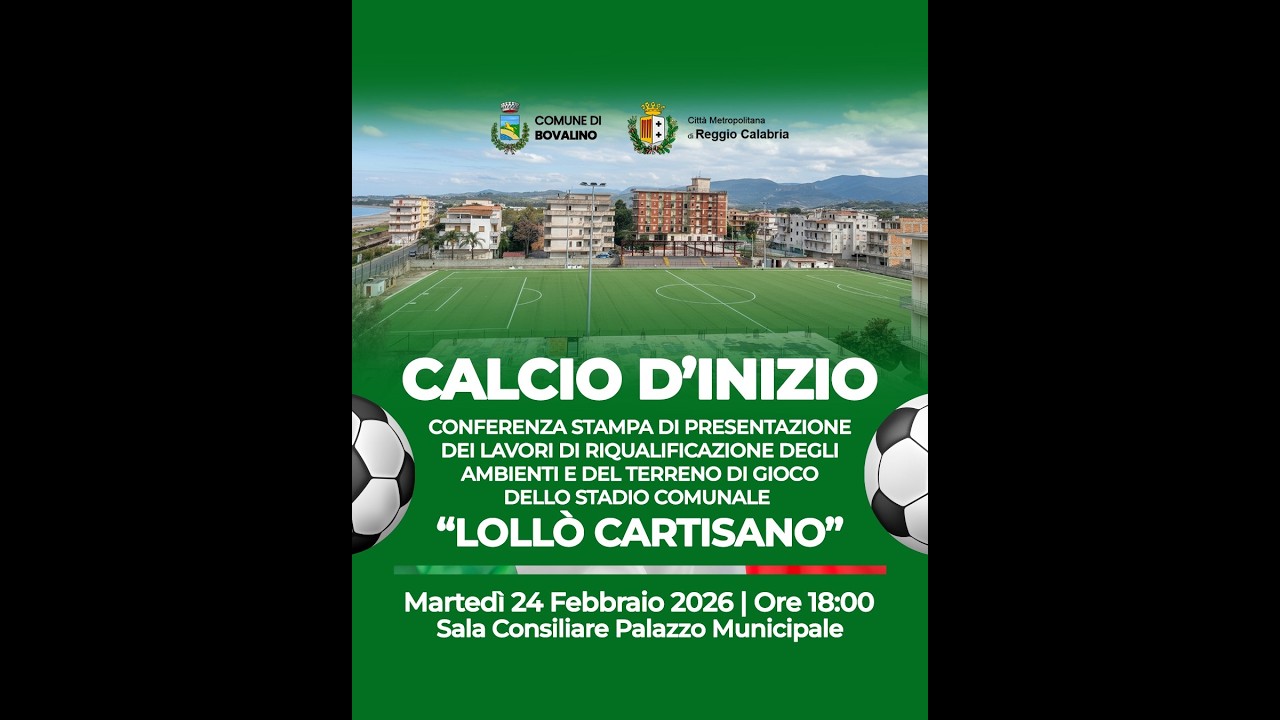 BOVALINO - presentazione lavori riqualificazione 