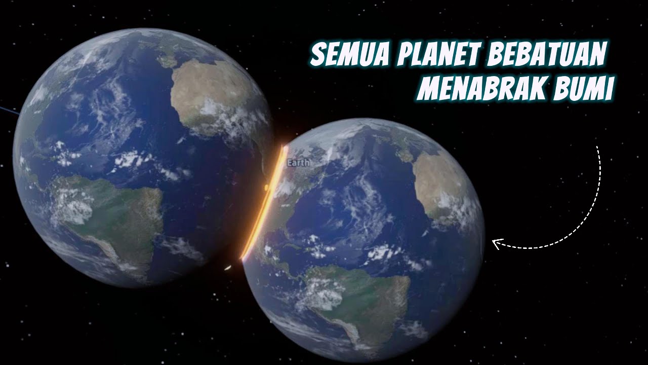 Aku Tabrakan Planet Merkurius, Venus, Mars dan Bumi ke Bumi, Inilah Hasilnya! - Universe Sandbox