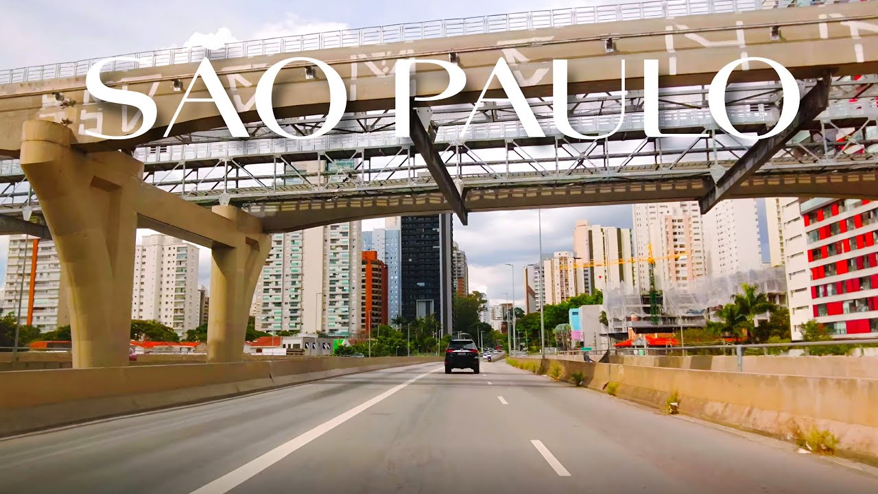 🇧🇷 Brooklin até o Jardim Paulista • São Paulo 4K