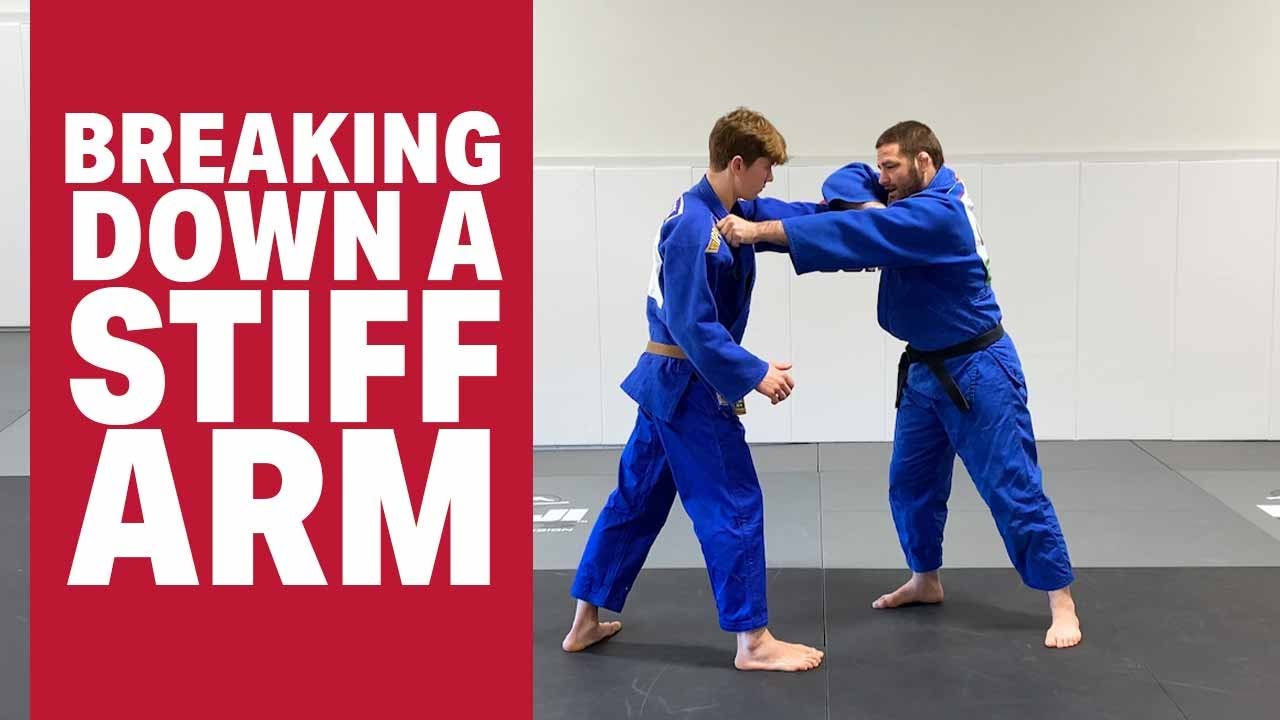 How To Deal With An Opponent Who Stiff Arms You! - Travis Stevens Basic Grip Fighting Techniques