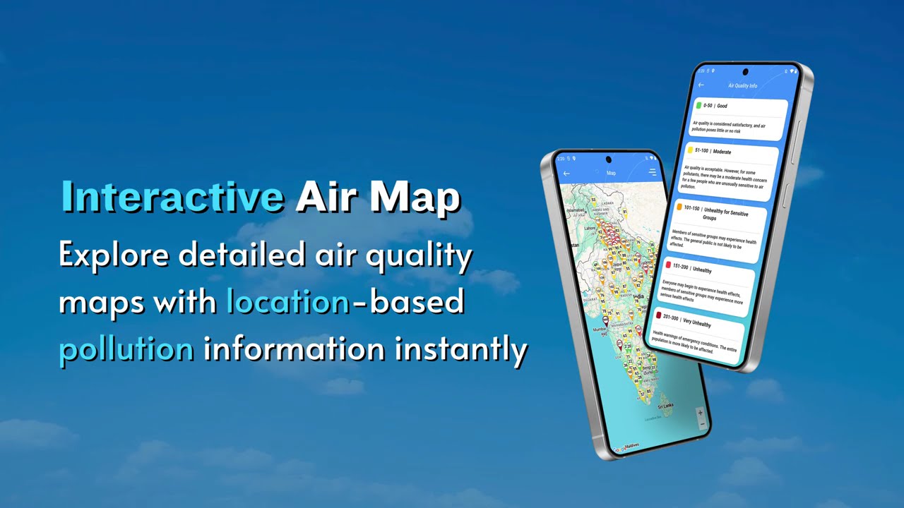Air Quality Index App | Live Weather, Pollution Map & AQI Updates