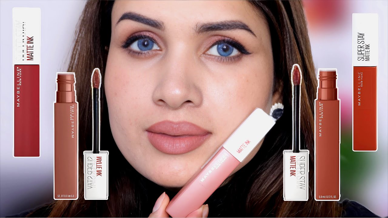 Губная помада Maybelline Superstay Matte Ink | Свотчи лучших нюдовых оттенков