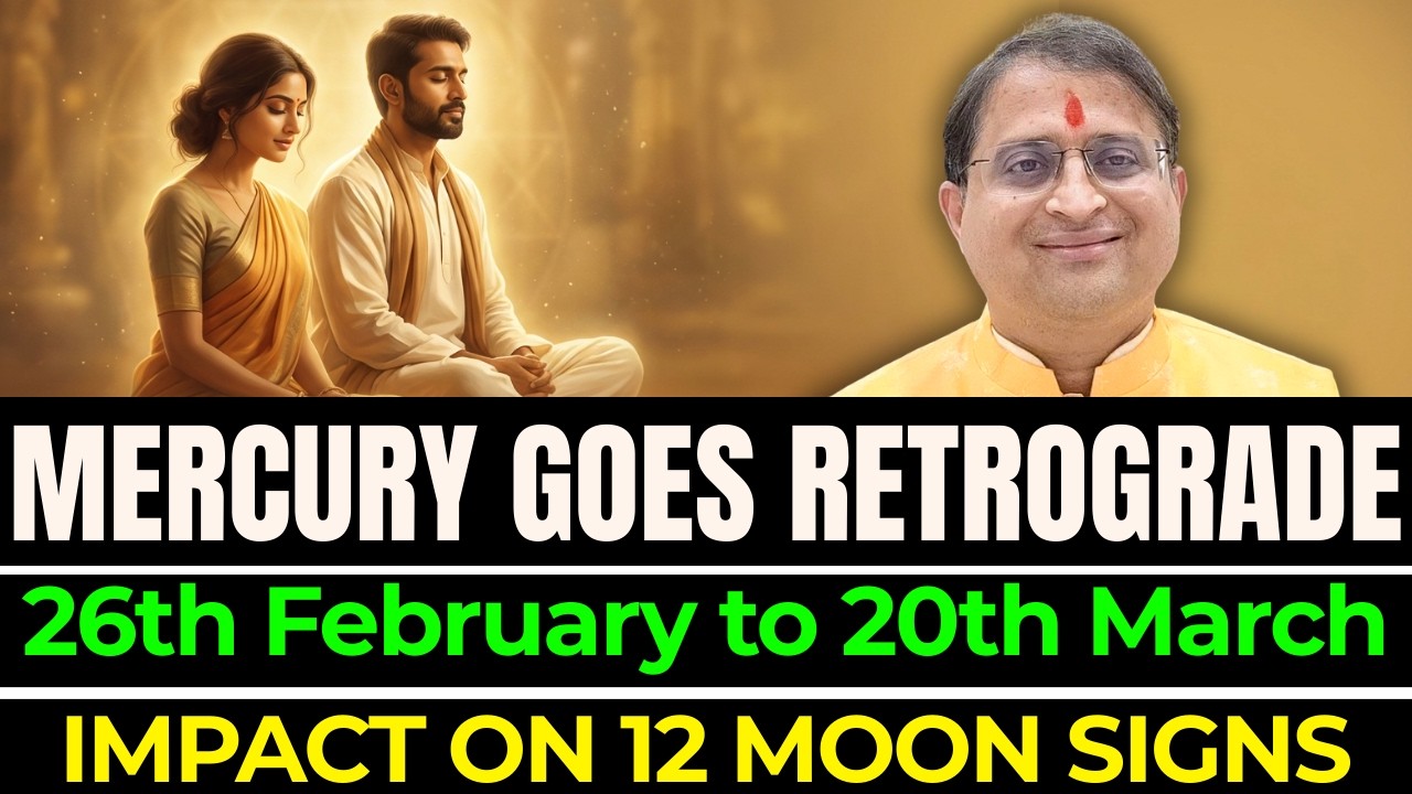 Mercury Goes Retrograde | 26th Feb to 20th March | Impact On 12 Moon Signs #mercuryretrograde