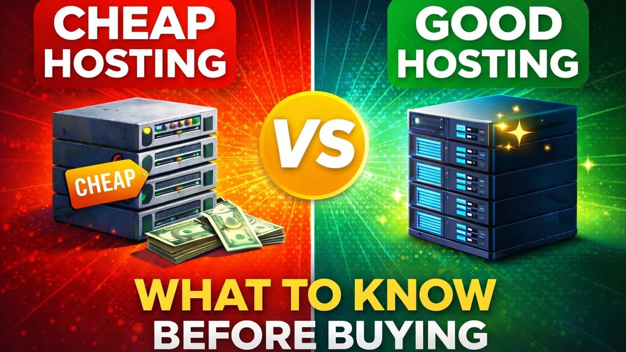 Cheap Hosting vs Good Hosting – What You Need to Know Before Buying