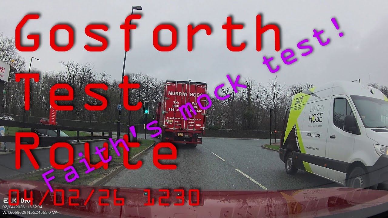 Gosforth Test Route - Faith's Mock Test!