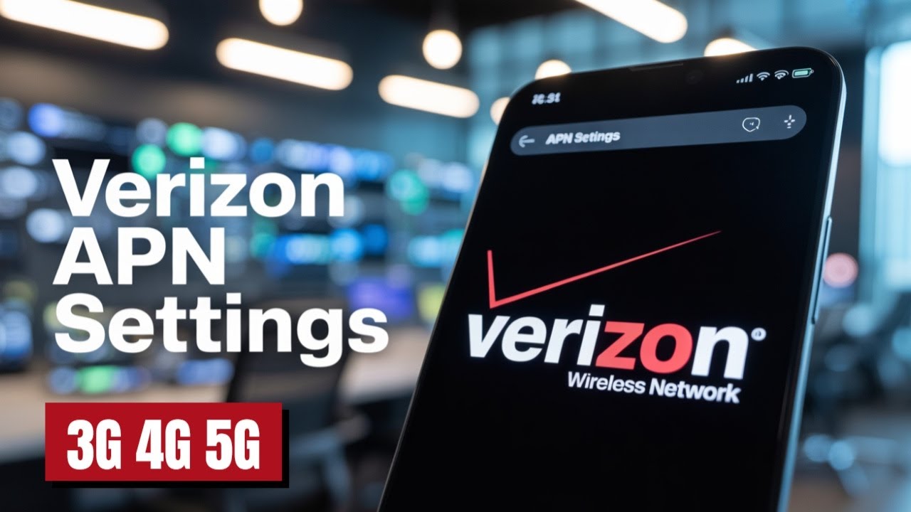 Verizon APN Settings - Verizon Wireless 3G 4G 5G Internet Access Point