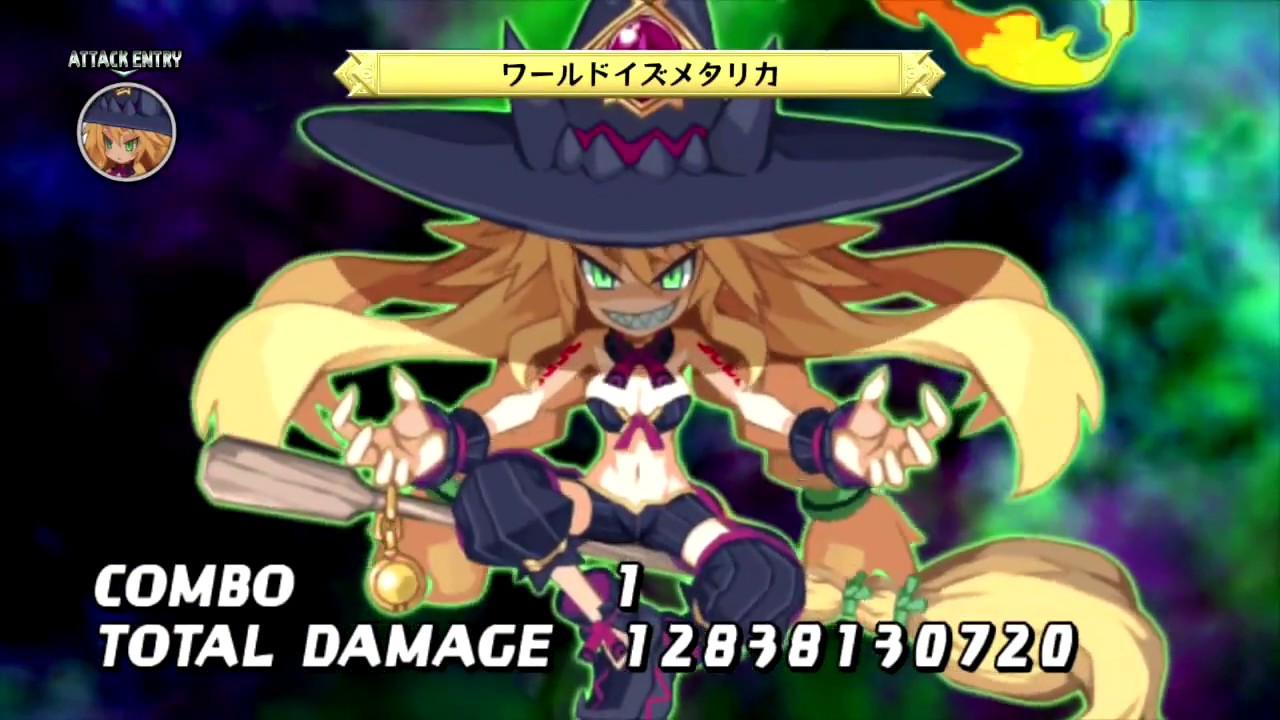 ディスガイアD2 超魔王バール戦　主要キャラで戦ってみた