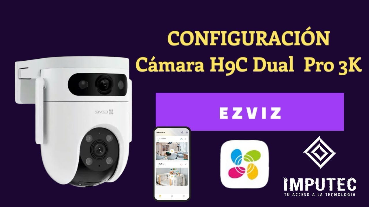Cómo configurar Cámara EZVIZ H9C DUAL PRO 3K 🚨 APP EZVIZ - TODAS LAS FUNCIONES ✅