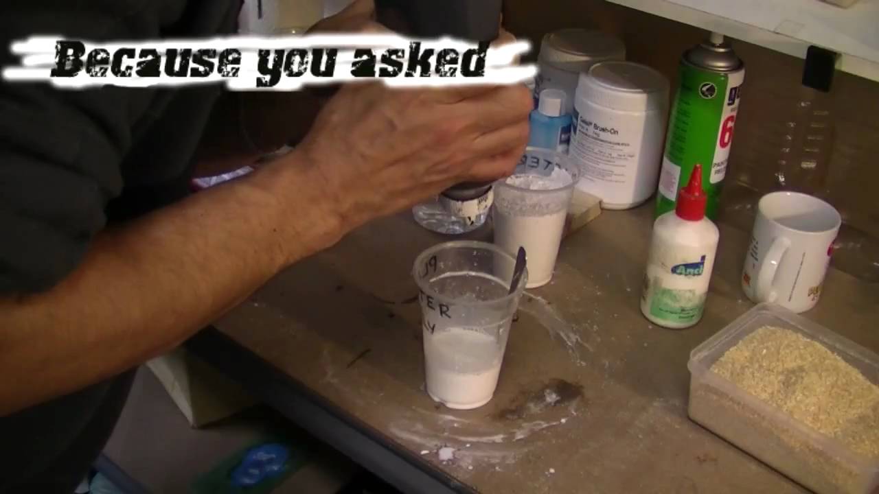 BUA - Making 'GOOP' for basing wargaming scenery and terrain