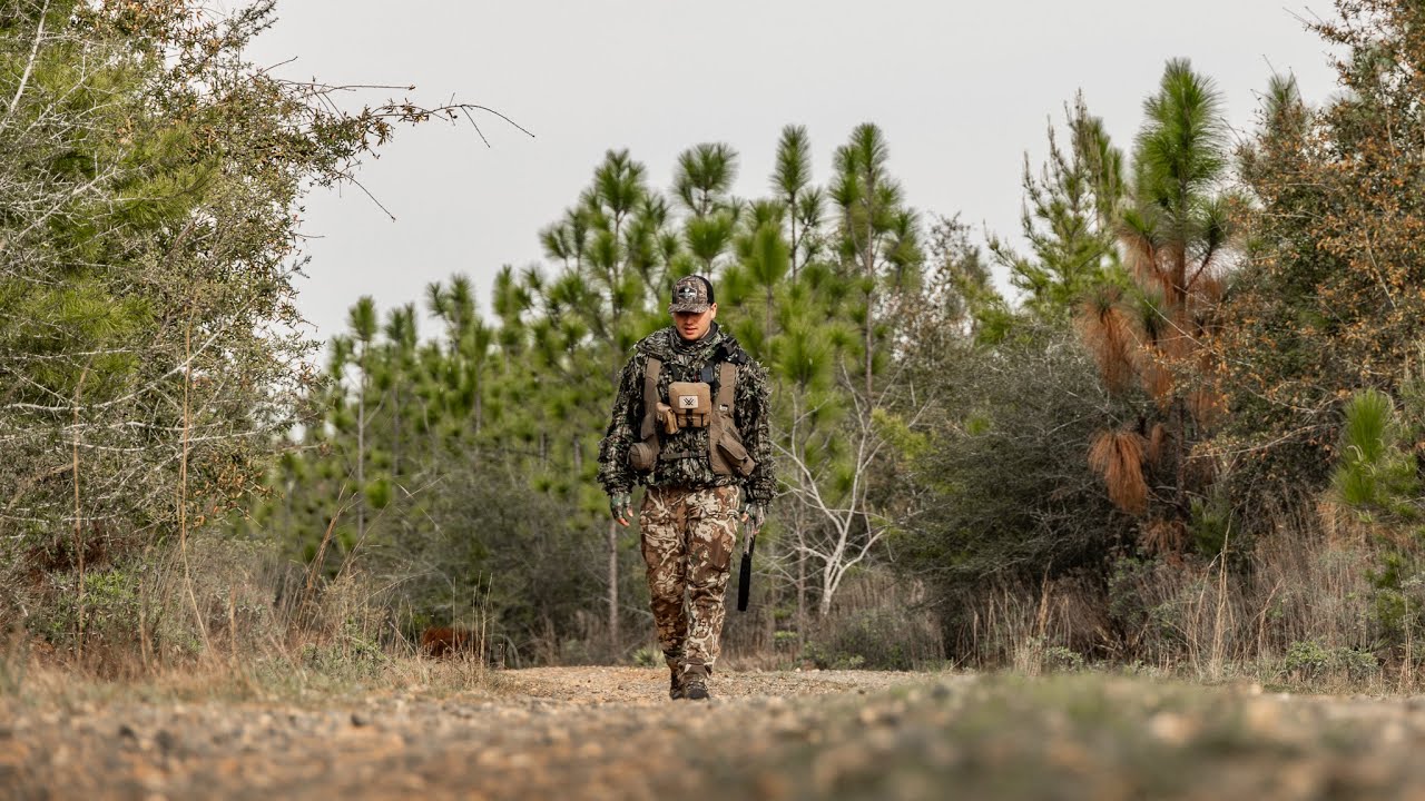 Alabama Turkey Hunting - HUGE Rattle Snake!
