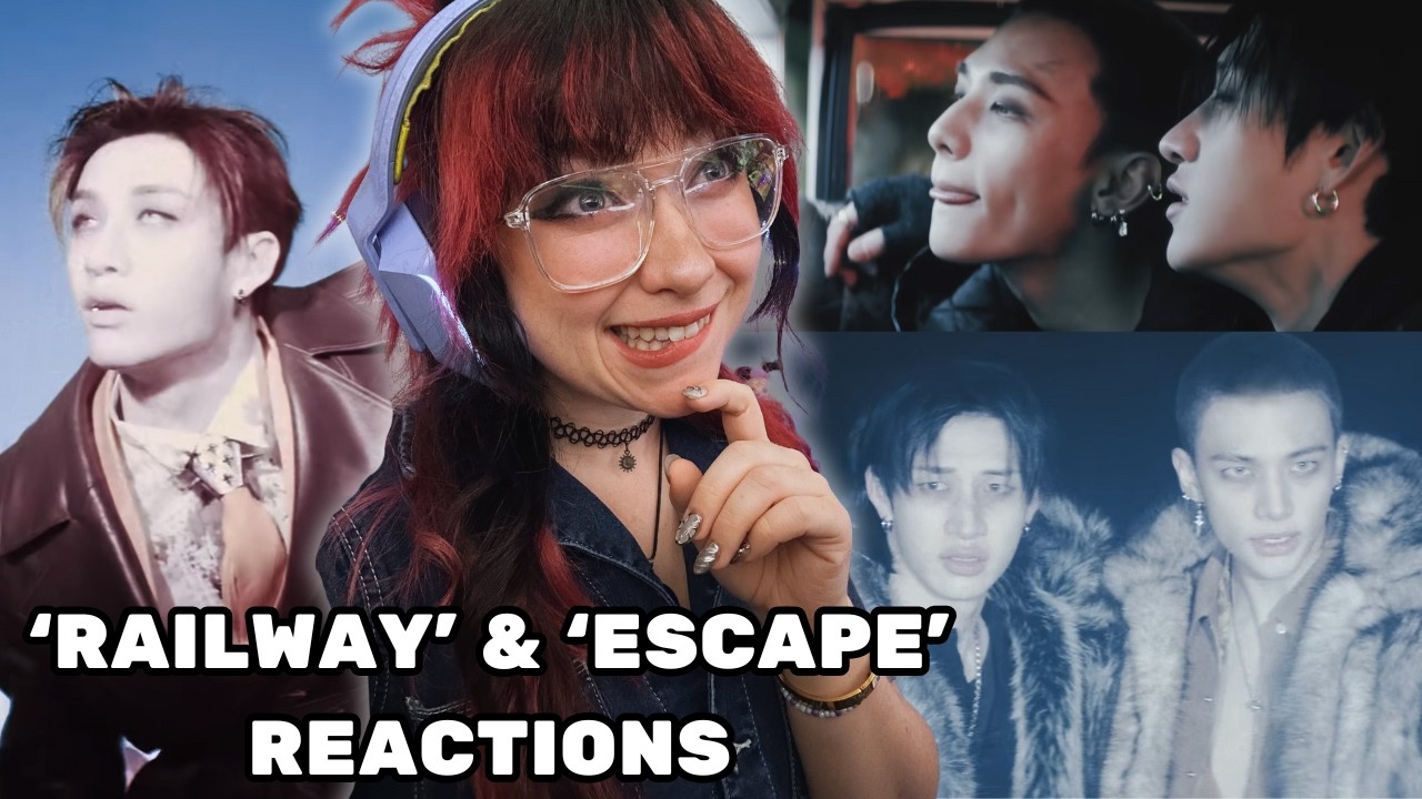 BANG CHAN FIST BUMPED ME!? || STAY REACTS: Railway MV & Escape MV
