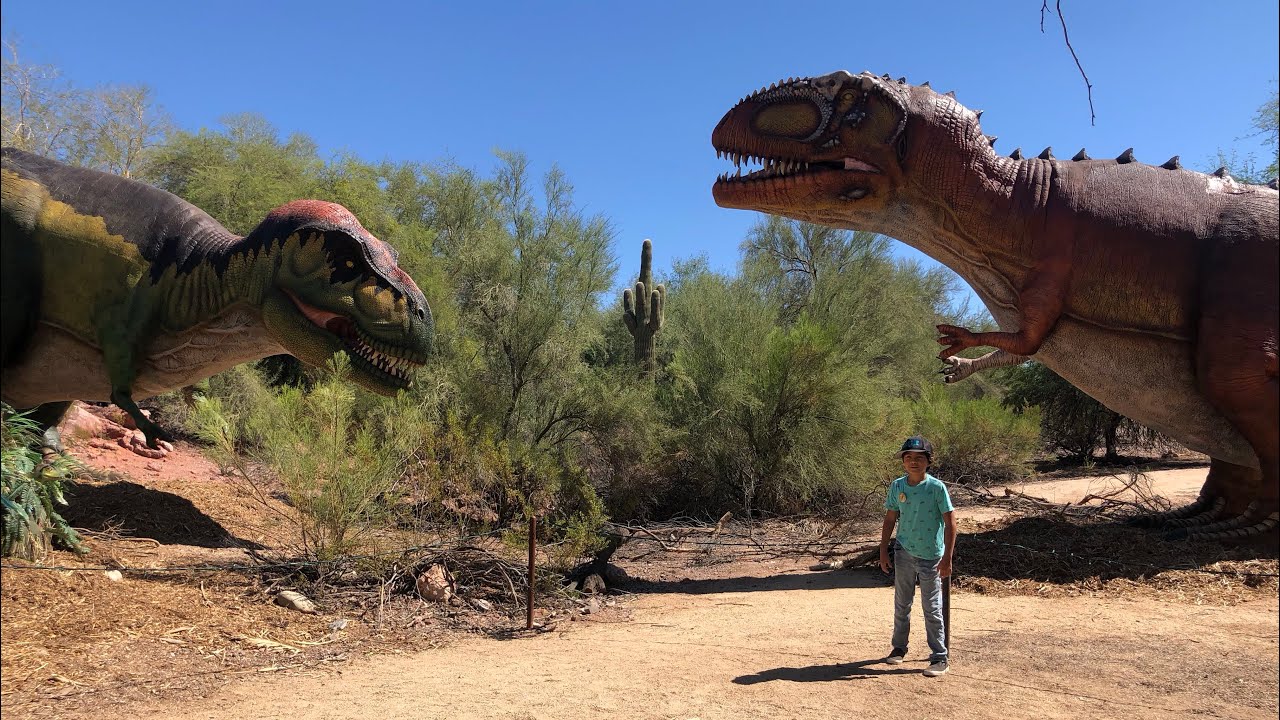 Dinosaurs in the Desert at the Phoenix Zoo