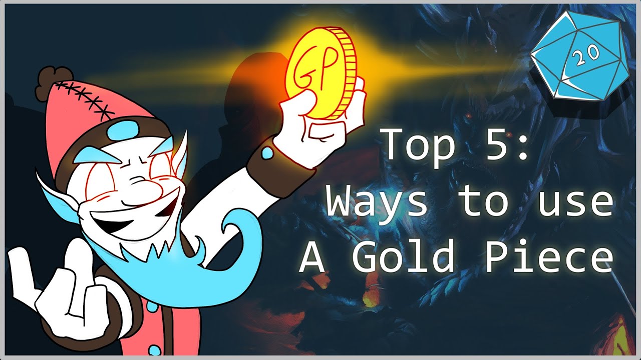 Top 5 Ways to use a Gold Piece !! || D&D Animation