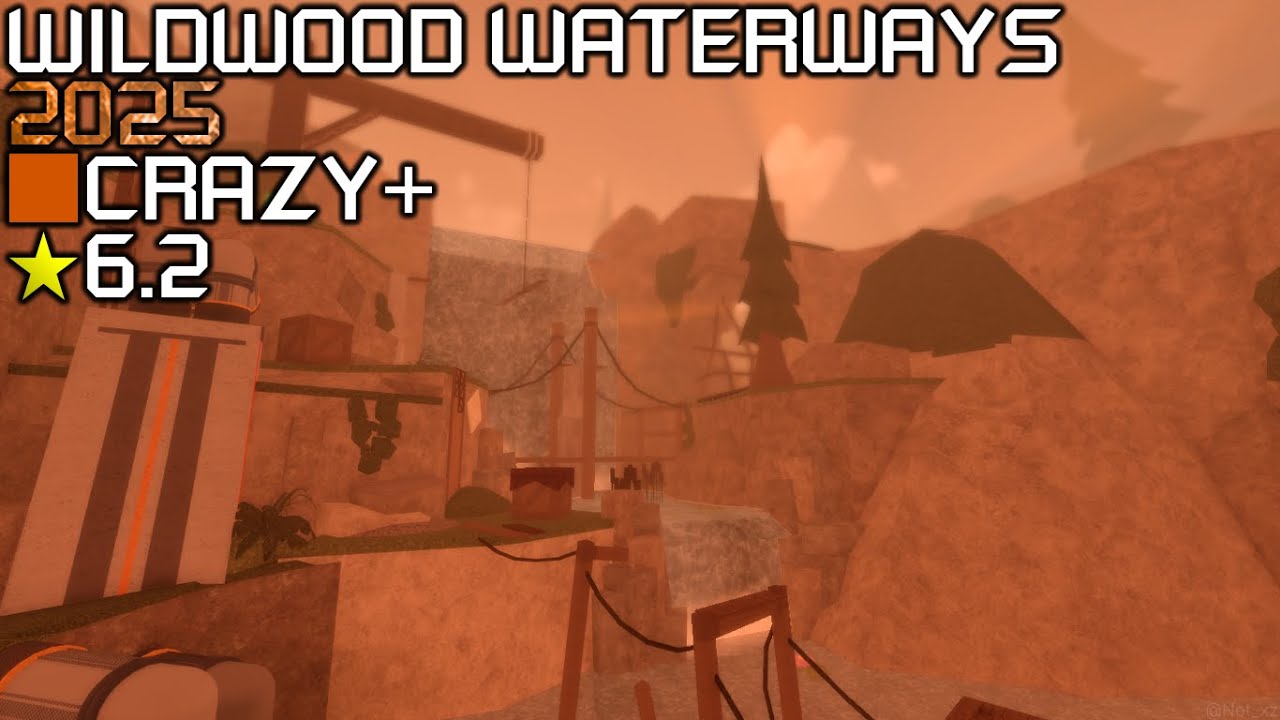 Roblox: FE2 Community Maps - Wildwood Waterways 2025 (Bottom-Low Crazy+)