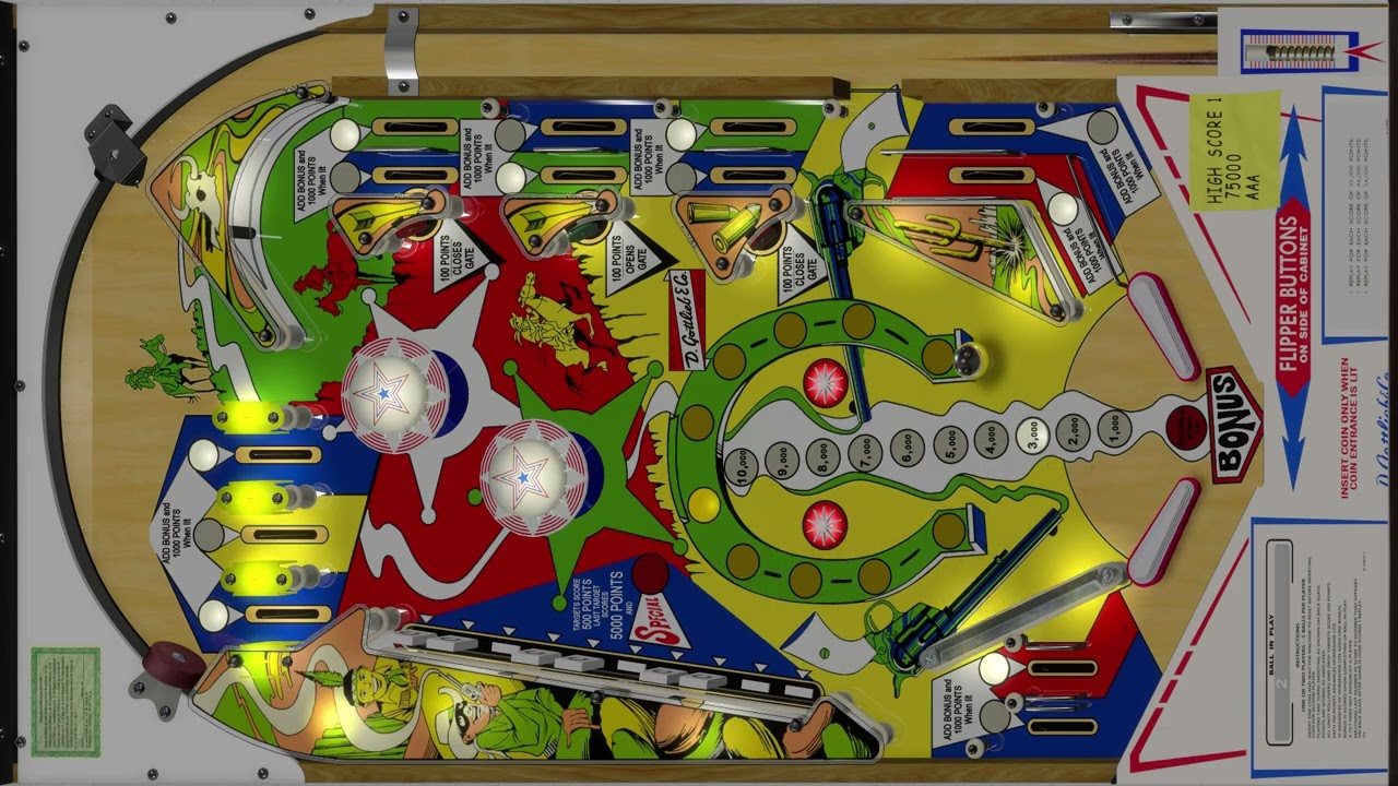 Lawman (Gottlieb 1971) VPX