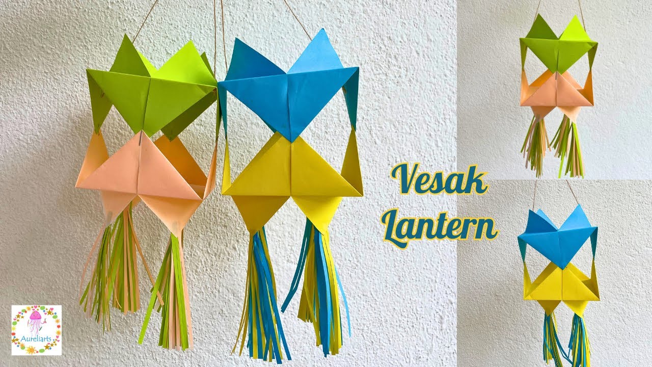 How to make Vesak Lanterns using A4 Papers | Vesak Lanterns | 2024