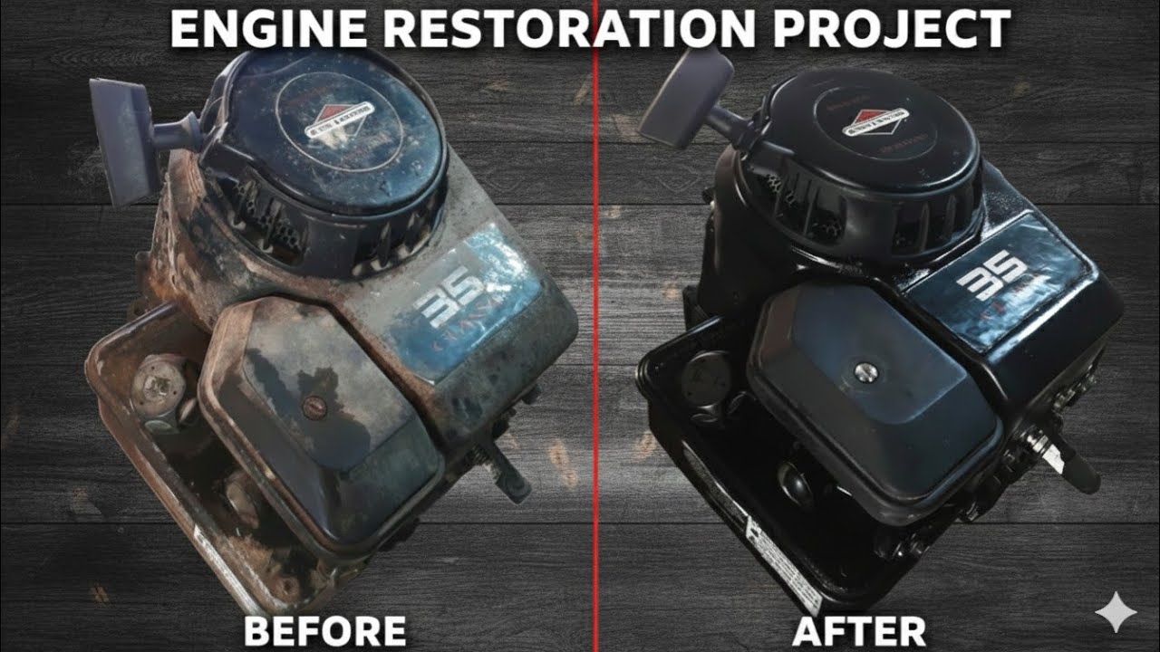 Briggs & Stratton Classic Engine Restoration (3.5hp) Restauracija