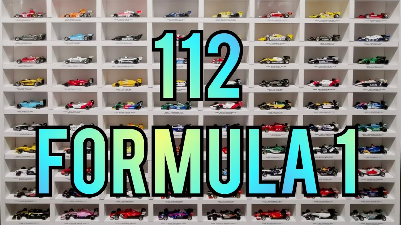 Colección de miniaturas de fórmula 1 a escala 1/43