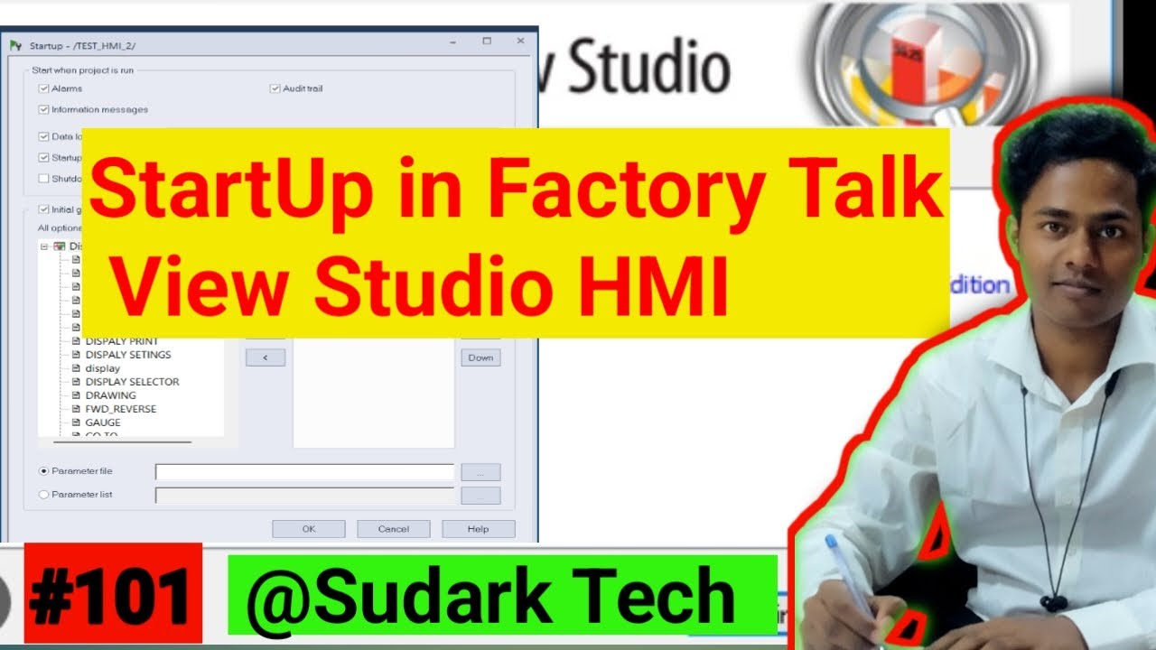 StartUp in Factory Talk View Studio ME | Automation | Sudark Tech