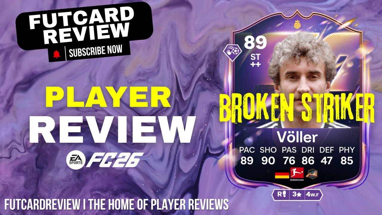 Völler Is BROKEN in EA FC 26! 🤯⚡ The Best Budget Striker You NEED To Try! | Ultimate Hero Review