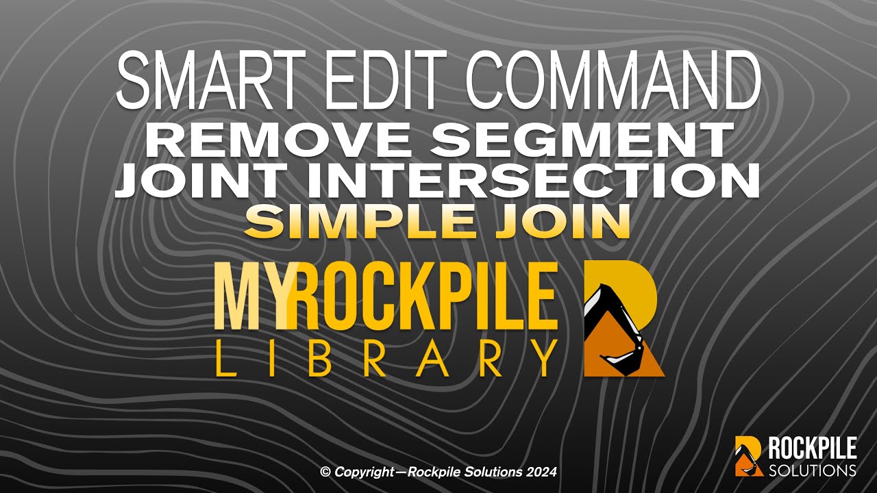 Smart Edit - Remove Segment / Joint Intersection / Simple Join