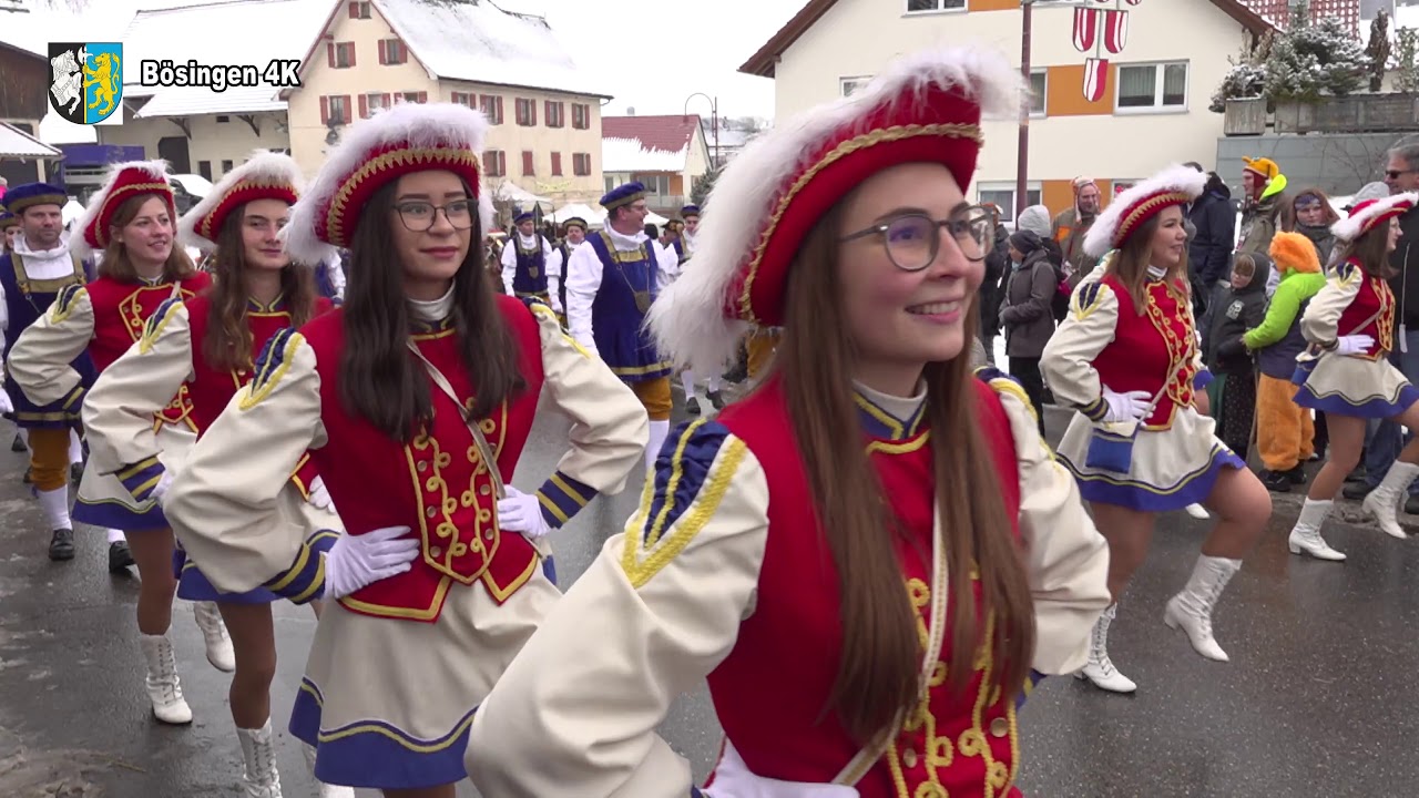 Narrentreffen 50 Jahre Speckmockelzunft Bösingen am 03 02 2019