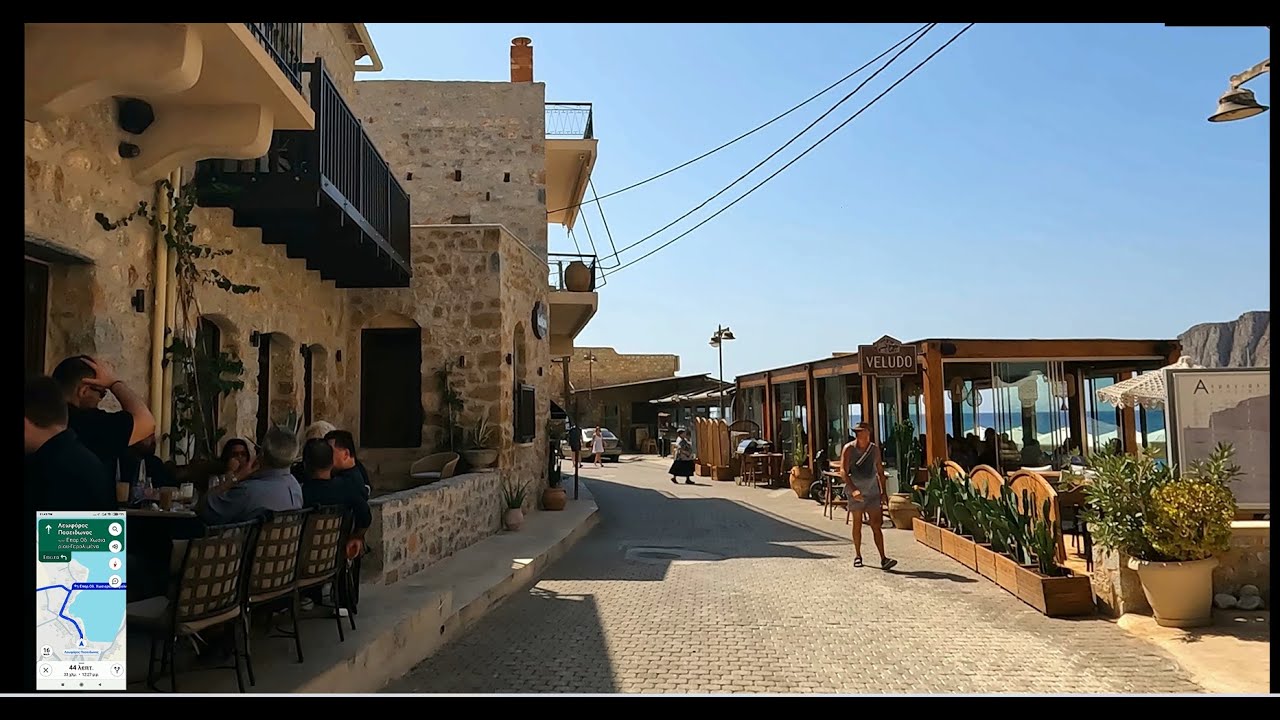 Driving in Greece, from Gerolimenas (Laconia) to Kotronas