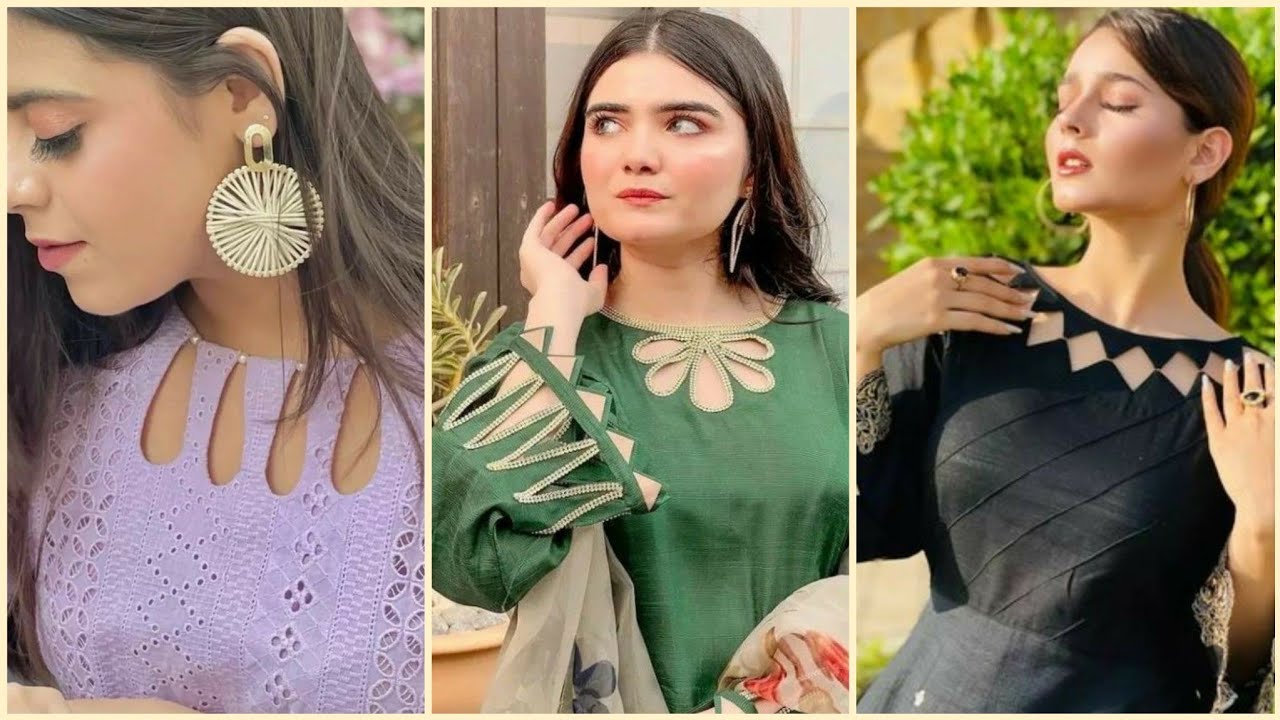 Latest cutout neck designs for kurtis and salwar kameez || Beautiful New Patterns To Try