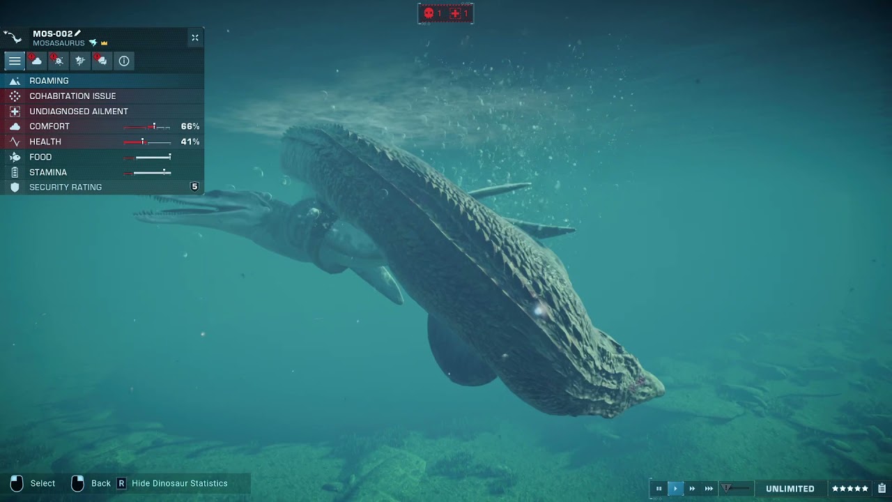 Jurassic world evolution 2: Kronosaur Kills a Mosasaur