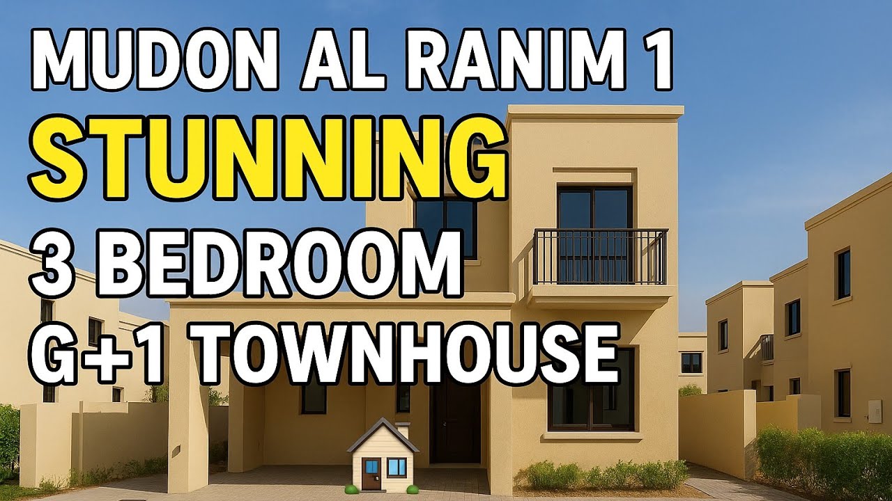 Mudon Al Ranim 1 | Stunning 3 Bedroom G+1 Townhouse Tour 🏡 Vkumar999