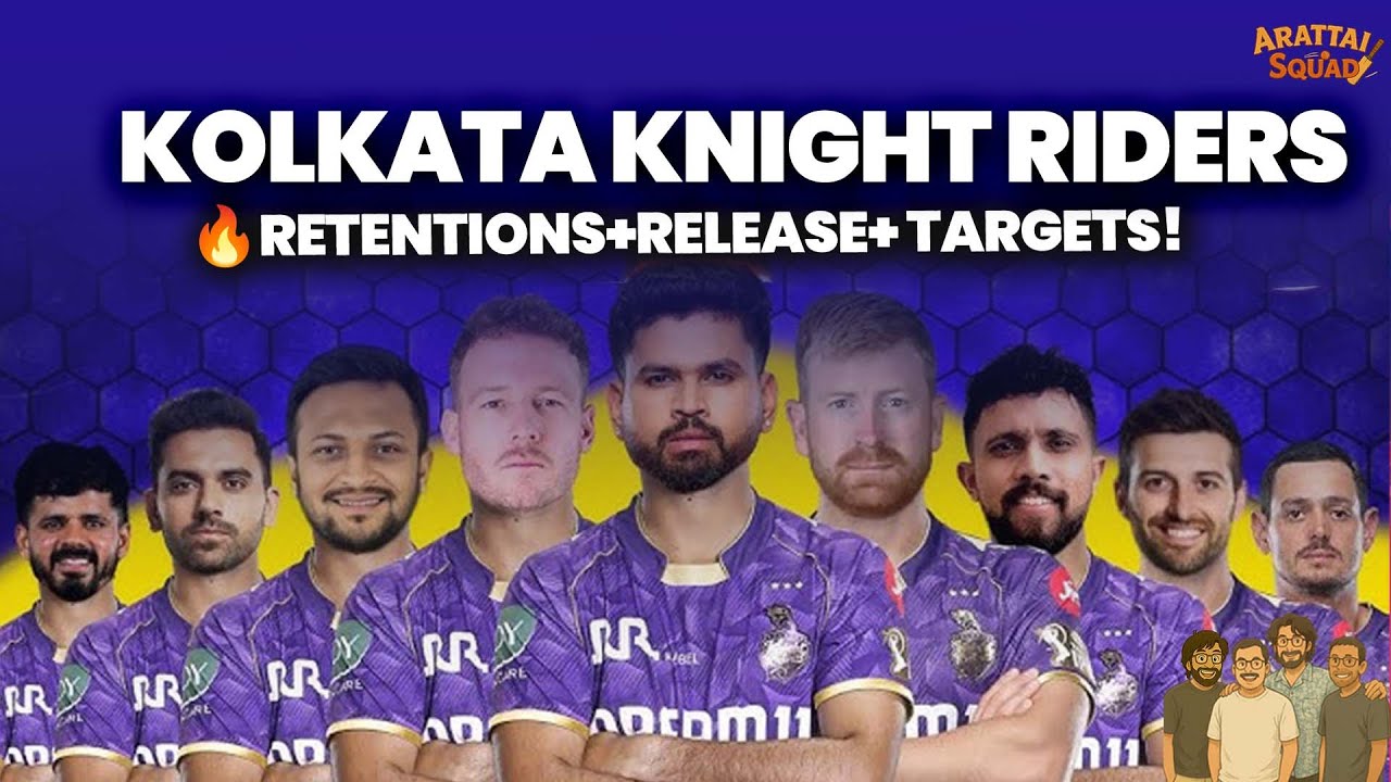 KKR | IPL 2026 Team by Team Breakdown! Retentions, Releases,Targets & Big Stories Before the Auction