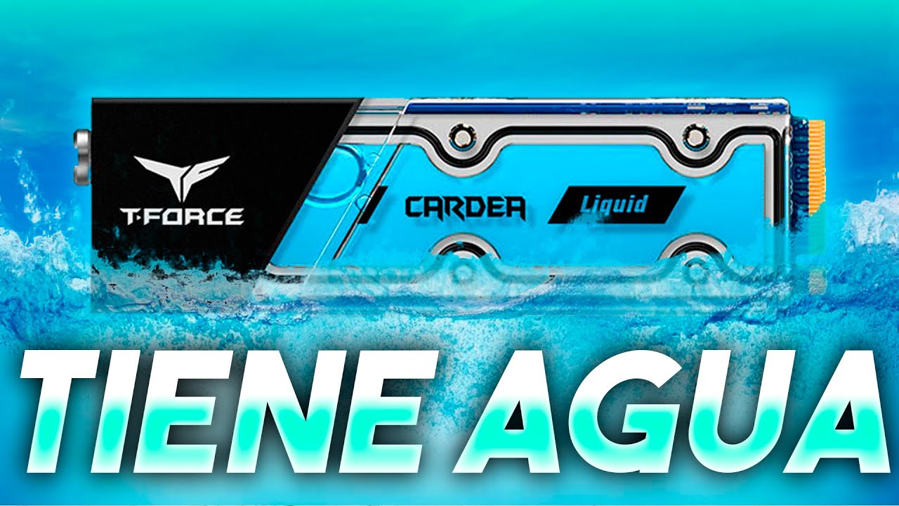 ESTE SSD M.2 TIENE REFRIGERACION LIQUIDA 🤯 ¿Vale LA PENA UN NVME? | Review T-FORCE CARDEA LIQUID