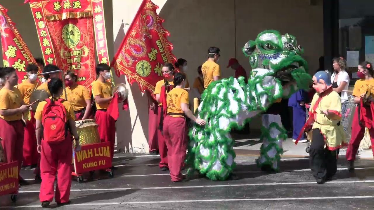 Wah Lum Lion Dance & Kung Fu at MEI's Supermarket Lunar New Year Celebration Orlando, Fl 15 Feb 2026