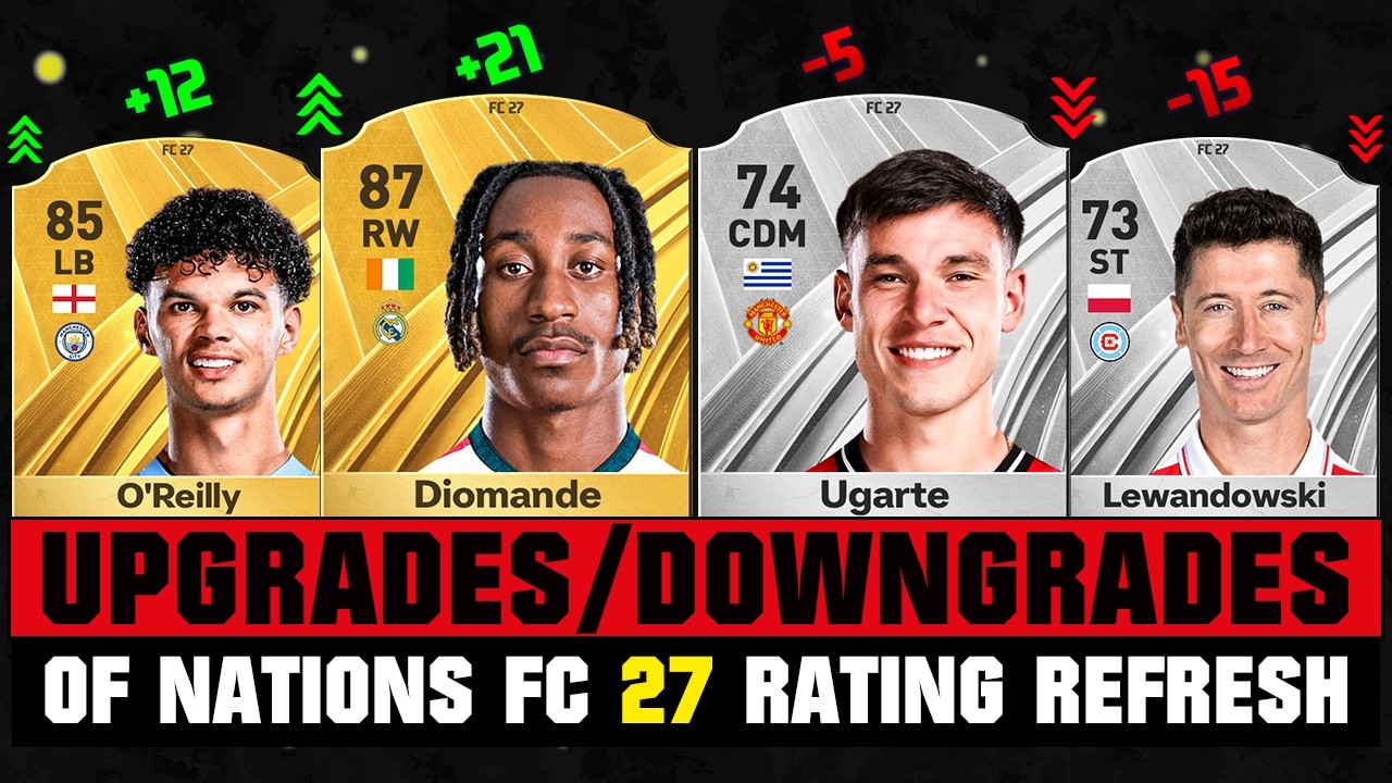 FIFA 27 | BIGGEST RATING UPGRADES & DOWNGRADES of Every Nation IN FC 27! 😱🔥 ft. Diomande, Lamine...