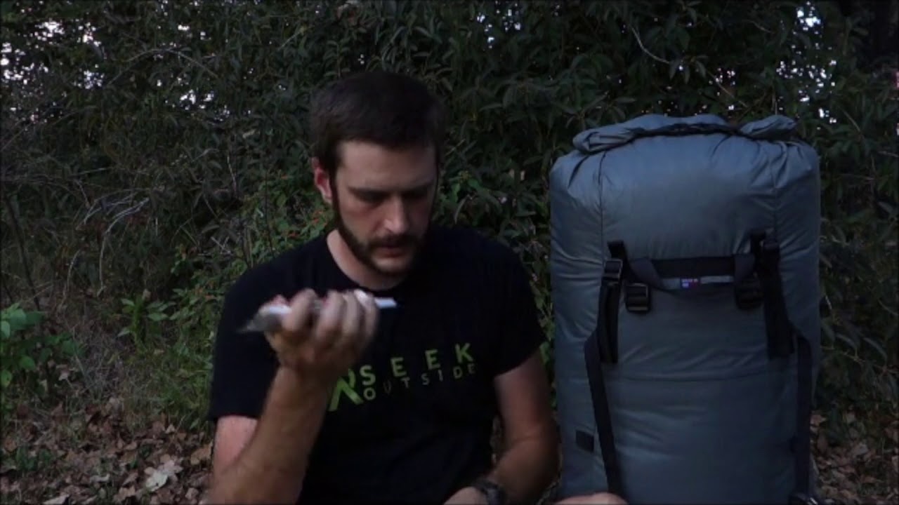 Seam Sealing A Backpack