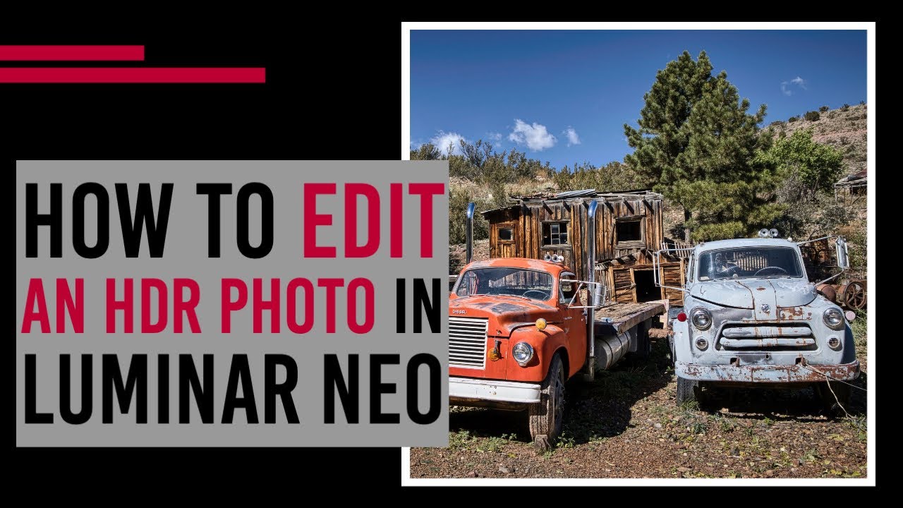 How to edit an HDR photo in Luminar Neo